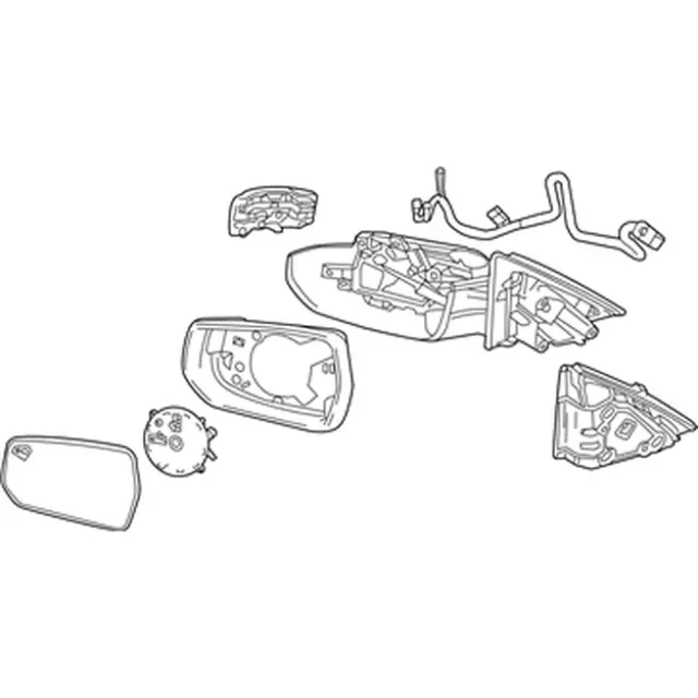 2016-2018 Chevrolet Malibu Mirror - Driver