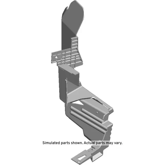 Passenger Side Radiator Air Side Lower Baffle
