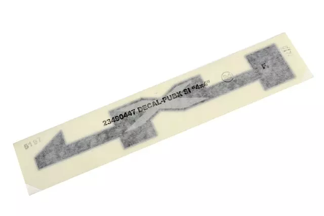 Pickup Side 4x4 Decal in Silver and Charcoal