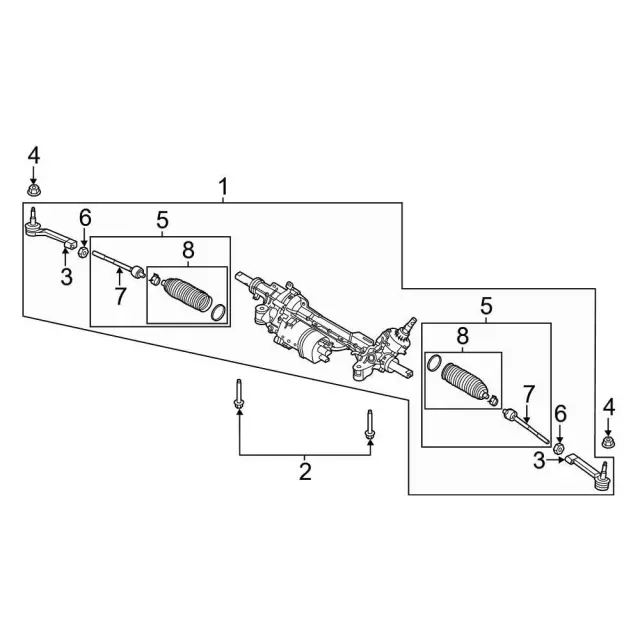 2020  2025 Ford Outer Tie Rod R1MZ3A130C