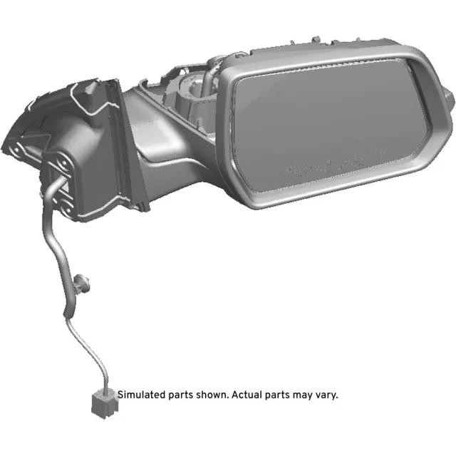 Passenger Side Door Mirror without Cover 84979167 | TascaParts.com