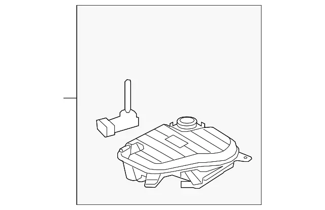2010-2015 Jaguar Reservoir Tank C2Z29118 | OEM Parts Online