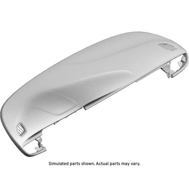 Jet Black Instrument Panel Upper Trim Panel