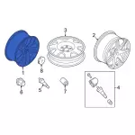 2020-2023 Ford Mustang - Wheel Assembly