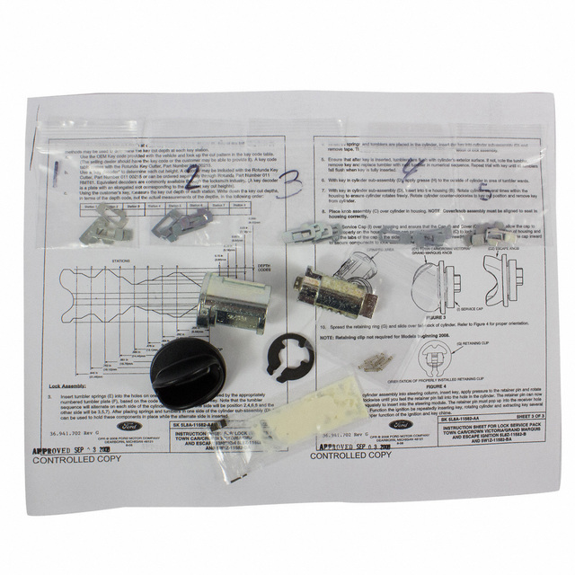 20042011 Ford OEM Ignition Lock Cylinder 5W1Z11582BA OEM Ford Parts