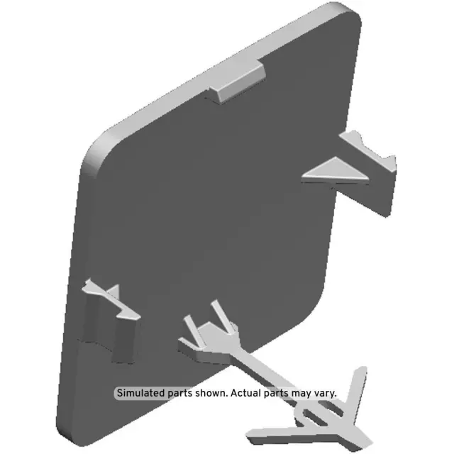 Jet Black Rear Seat Actuator Finish Cover Bolt Cap