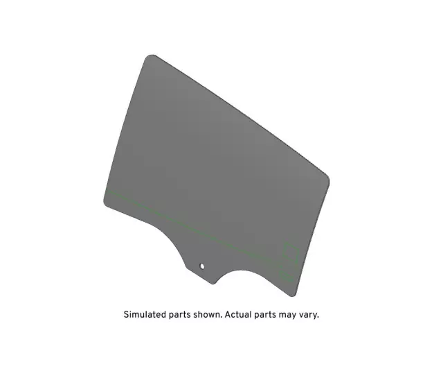 Rear Driver Side Door Window