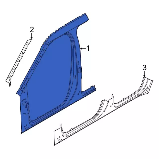 2020-2025 Ford Aperture Panel NB5Z-78211A11-A | TascaParts.com