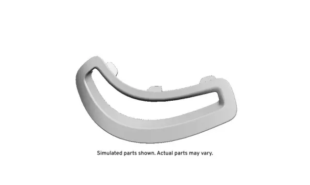 Jet Black Passenger Seat Belt Bezel