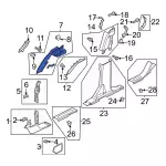 Windshield Pillar Trim