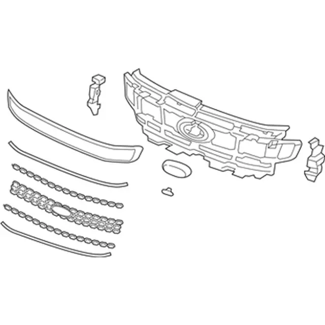 2018-2021 Ford Expedition Grille Assembly JL1Z-8200-PC | OEM Parts