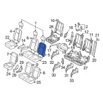 2020-2023 Ford - Seat Back Cover