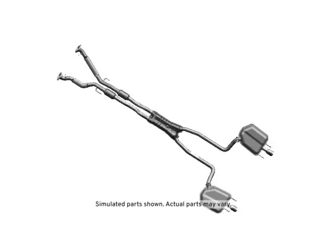 Exhaust Muffler Assembly with Insulators