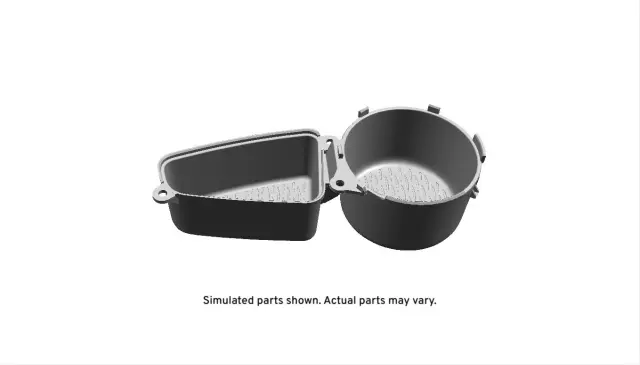 Jet Black Rear Passenger Side Door Armrest Switch Mount Plate