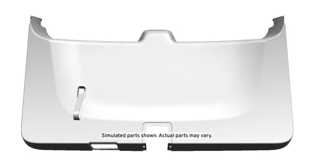 Jet Black Liftgate Trim Panel