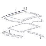 2017-2024 Ford - Roof Panel Bracket