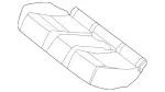 Padding, Rear Seat Cushion
