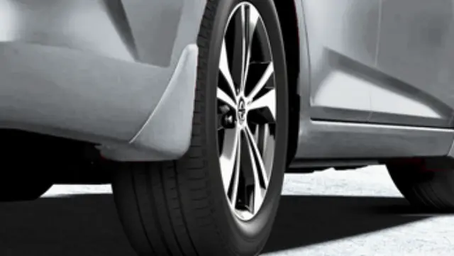 INFOBAR2 55SASSA シルバー【外装新品】 2020-2025 Nissan Sentra Front Splash Guards - Brilliant Silver