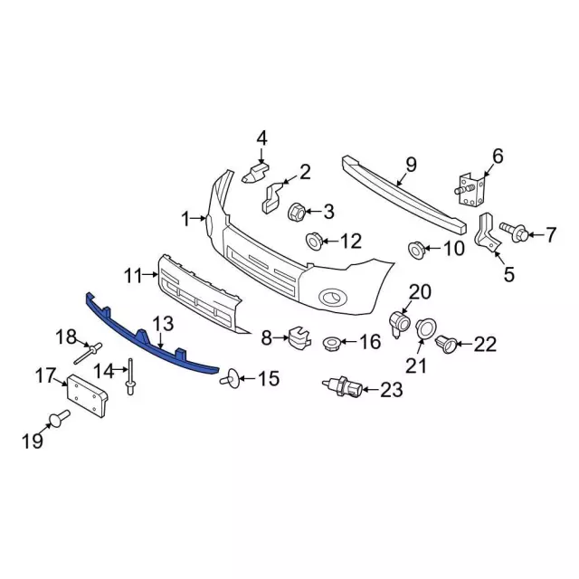 9L8Z-17626-A - Valance Panel Ford Parts Direct