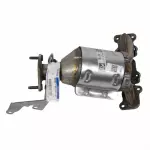 Catalytic Converter With Integrated Exhaust Manifold