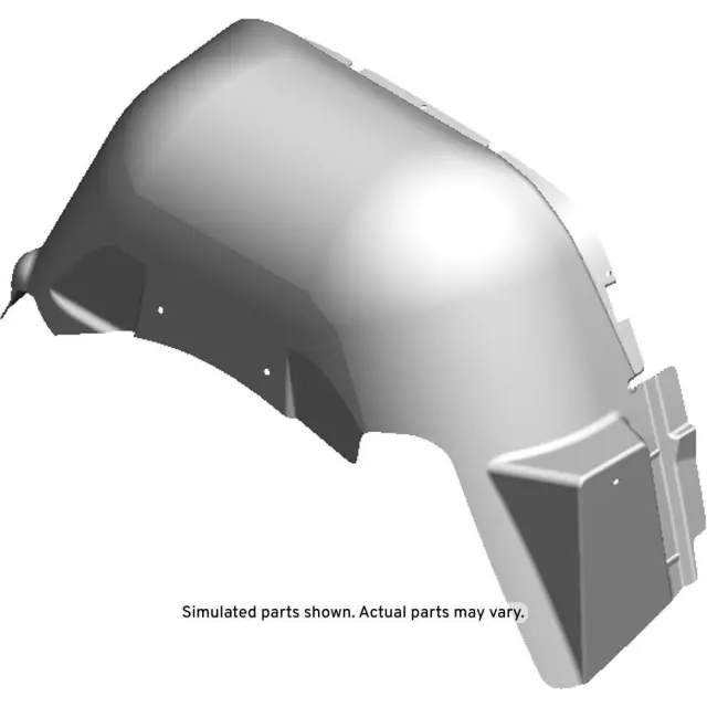 Passenger Side Rear Wheelhouse Panel Sight Shield