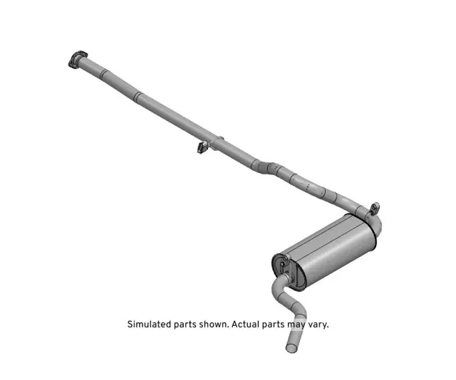 Exhaust Muffler with Exhaust Pipe