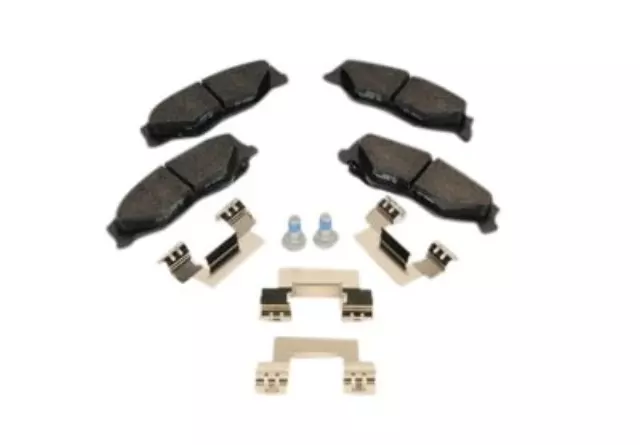 Rear Disc Brake Pad Set with Clips and Bolts