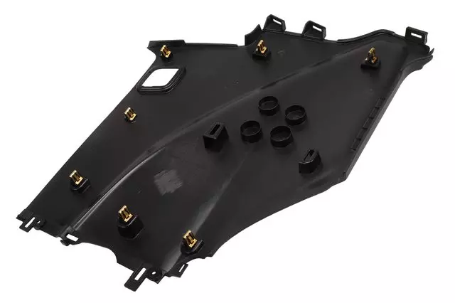 Beige Front Driver Side Floor Console Rear Side Trim Panel