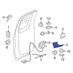 2008-2016 Ford - Interior Door Handle Trim