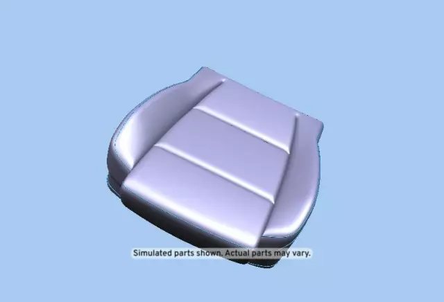 Light Platinum Passenger Seat Cushion Cover