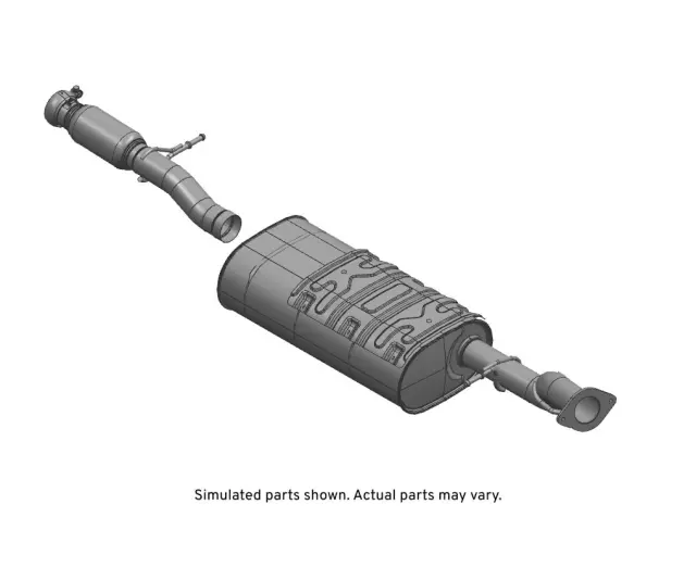 2021-2025 GM Center Muffler 84964236 | Chevy OEM Parts