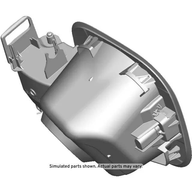 Fuel Filler Housing with Springs, Bumper, Hinge, and Pin