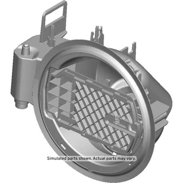 Fuel Filler Housing with Hinge, Pin, Bumper, and Springs