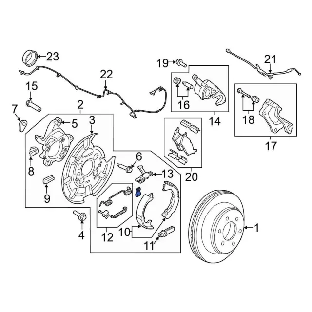 2012-2020 Ford F-150 Brake Assembly CL3Z-2210-D | QuirkParts