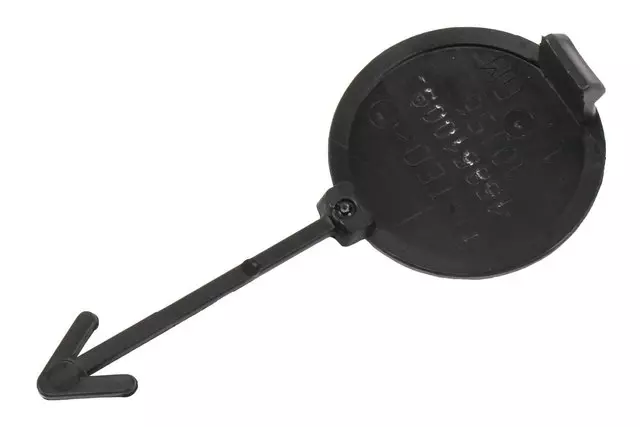 Black Rear Bumper Fascia Opening Insert