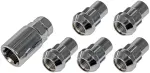 Wheel Nut Lock Chrome Acorn Set 1/2-20