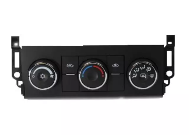 Heating and Air Conditioning Control Panel with Heated Mirror Switch