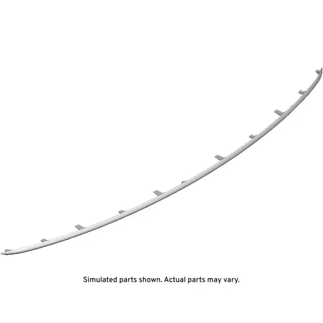 Black Ice Chrome Rear Bumper Fascia Lower Molding