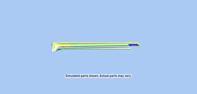 Primed Driver Side Rocker Panel Molding