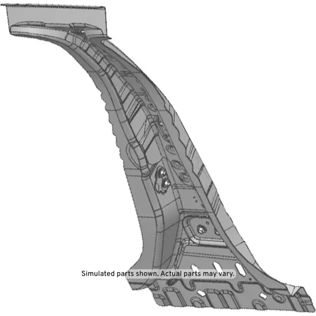 Passenger Side Body Center Pillar Reinforcement