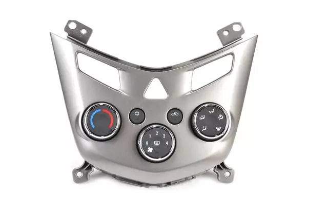 Heating and Air Conditioning Control Panel with Rear Window Defogger Switch