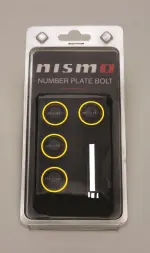NISMO LICENSE PLATE BOLT SET-GOLD