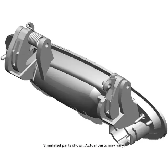 Black Front Driver Side Exterior Door Handle