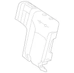 Padding, Rear Seat Backrest
