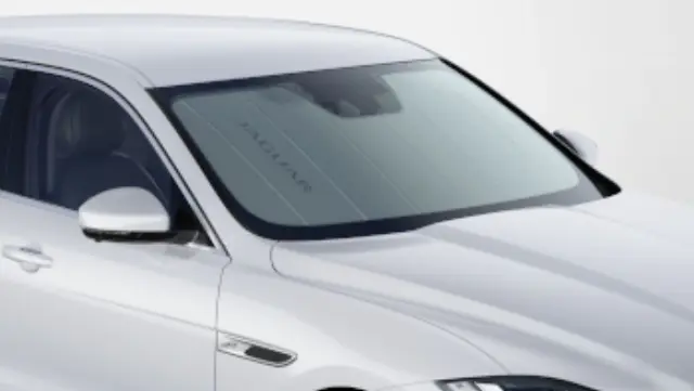 ジャガー F-PACE 純正 サンシェード 専用設計】USジャガー純正/UVS100 高品質 ロゴ入 サンシェード