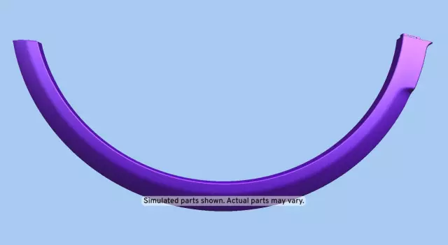 Rear Driver Side Fender Molding