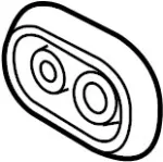 Evaporator Core Grommet