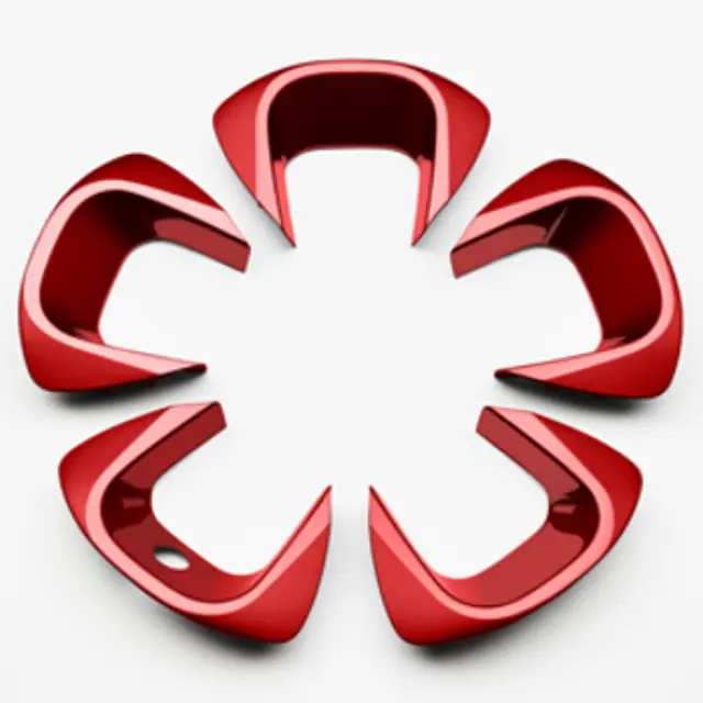 Wheel-Spoke Inserts - Red