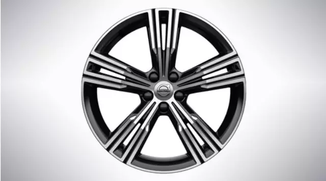 32143049 - : 19-Inch 5-Multi Spoke Black Diamond Cut Alloy for Volvo: S60, V60 Image