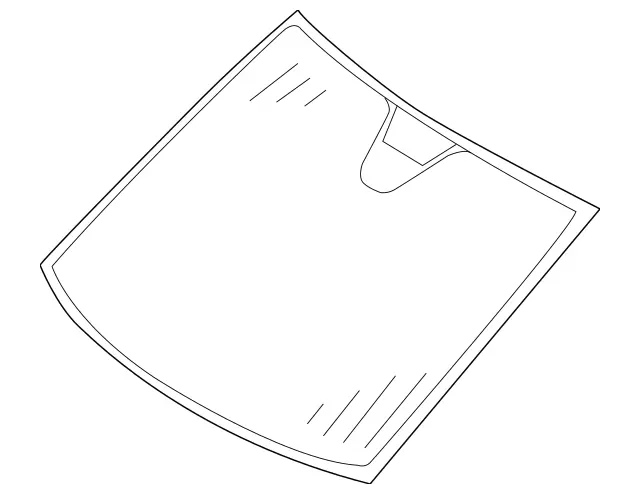 447-670-04-01 - Windshield 2016-2020 Mercedes-Benz Metris